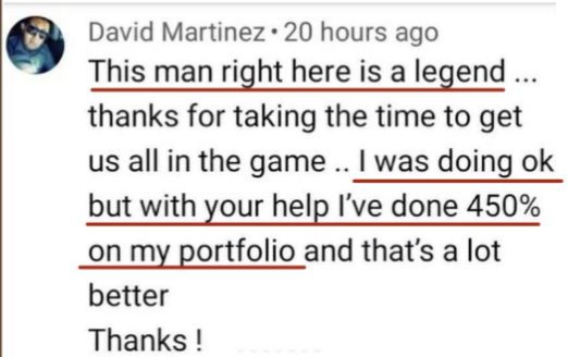 Big win testimonial 2